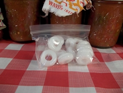 1 dozen Food-Grade, BPA Free Silicone Grommets for Mason Jar - Click Image to Close